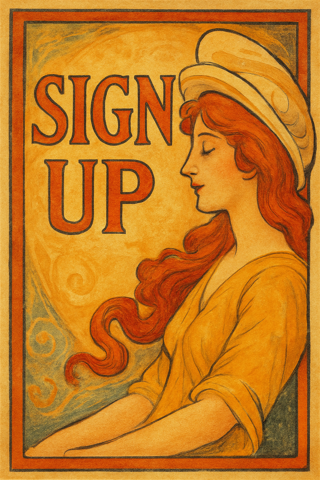 Turn of Century Sign Up Poster for TMD